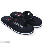 DOCTOR EXTRA SOFT D-32-Black Men's Orthopaedic Diabetic Comfort Daily Use Slippers & Flipflops
