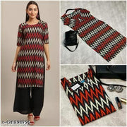 Polyster/Crepe fabric-Neeva Creation Fancy Designer Low price Kurti