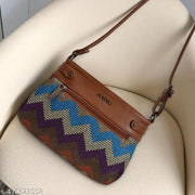 JUGNU-pink Sling bag for women Hancraft   Prited Bag