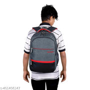 Large 35 L Laptop Backpack  -3 Compartment Premium Quality, Office/College/School Laptop Bag for upto 15.6” Laptop with internal organiser  (Black)