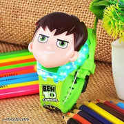 M I K Silicone 3D Kids Musical Cartoon Back Ground Disco Light Digital Kids Watch for Boys