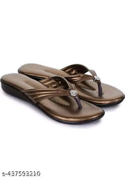 J A & SONS  Women's Stylish Casual Flat Slippers Nice Looking