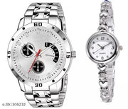 Men and Women Couple Watch Combo Analog Watch - for Couple Analog Watch - For Boys & Girls
