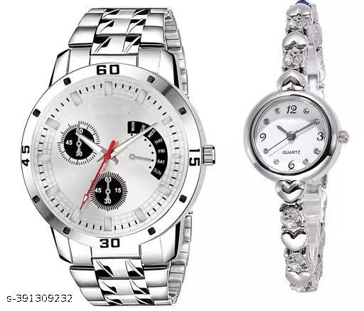 Men and Women Couple Watch Combo Analog Watch - for Couple Analog Watch - For Boys & Girls