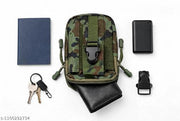 Belt Pouch Waist Bag 5x7 Inch Double Zip Green