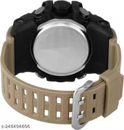 Black Rubber Casual Sports Watches