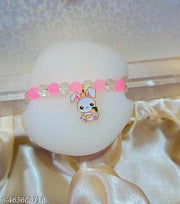 BUNNY BRACELET CHARM WATCH AND KITTY GLASS LED Luminous 7 Multicolour Glowing Disco Light | 3D Unique Cute Cartoon on Belt | Unbreakable Silicone Strap | Childrens Best Unisex Birthday Return Gift | Suitable for boys and girls of Age 3-13 Years
