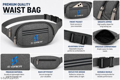 west bag for men fanny pack for women polyseter waist bag crossbody waist bag grey waist bag lightweight waist pouch unisex waist bag