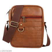 Fashion Twist  Stylish Fancy CrossBody  Sling Bags DS CROCO TAN