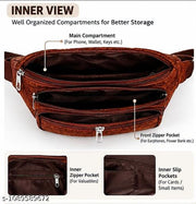Men’s Premium Multi-Pocket Waist Bag | Crossbody Belt Bag | Travel & Daily Use