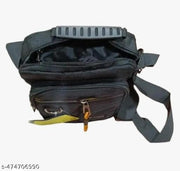 REFLECTIONS ONLINE - Sling Bag Small Crossbody Stylish Side Shoulder Bag/Handbag For Travel/Office For Men/Women With Adjustable Long Strap.. Black..