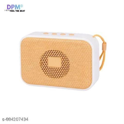 DPM Bluetooth Speaker with Mic, High Bass Output, RGB Party Lights, USB TF AUX Support