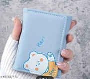 Small cute Girls & Women Wallet Tri-fold Wallet  ( Dezine As Par Market Avaliable )