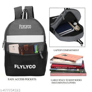 Size: M (15-30L) Flylyco Small Waterproof Laptop Bag/Backpack for Men Women Boys Girls/Office School College Teens & Students school bag