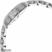 Hrv New Women Silver Metal Casual Watches