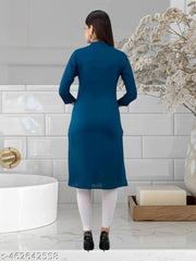 trendy fashionable pocket kurti for Girl@Women