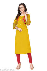 Woman Sleeeve Work Kurti