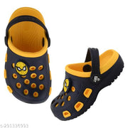 NBLUE-YELLOW Light weight clogs For kids