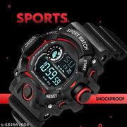 Waterproof Sports Multifunctional Alarm Unisex Watch Digital Watch For Men & Women New Waterproof Black Digital Jee Shock Unisex