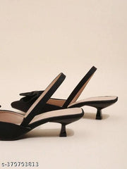 black women velvet pump heels