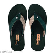 Pack of 2-Multicolor Solid Thong Flip-flops For Men - Pack of 2