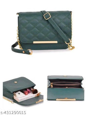Sling bag stylish design fence imbordered sling bag