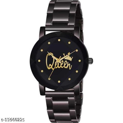 HRV Crystal 3D Glass Couple Theme Girls Wrist Analog Watch