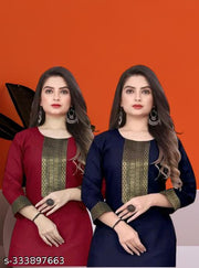 stylelist kurti with work