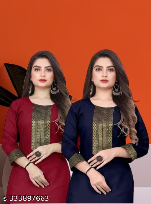 stylelist kurti with work
