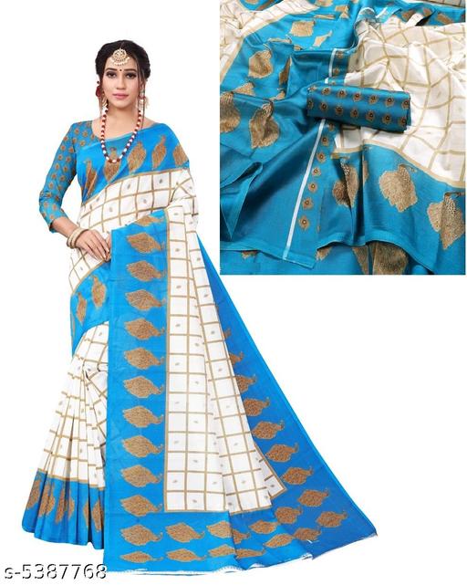 Trendy Stylish Mysore Silk Women's Saree