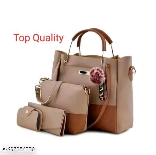 Combo Women's handbags Ledis purse trendy handbag for girls top women Handbags combo pack of 4