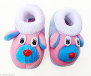 Tarun Child Care Baby Booties Baby Shoes for Any Occasions, For-3 to 10 Months Baby Unisex- Pink, Sky