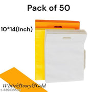 CARRY CLOUD Eco-Friendly Non-Woven D-Cut Bags: Celebrate in Style, Lightweight carry bags (Pack of 50)