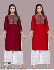 rayon kurtis for women