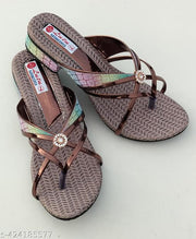 Name : stylish flat slipper Name: stylish flat slipper  Material: EVA Sone Material: Pvc Patterm solid Fastening  & Back Detail: Ankle Loop Net Quantity (N):1 Sizes: IND-4, IND-5, IND-6, IND-7, IND-8, IND-9 Country of Origin: