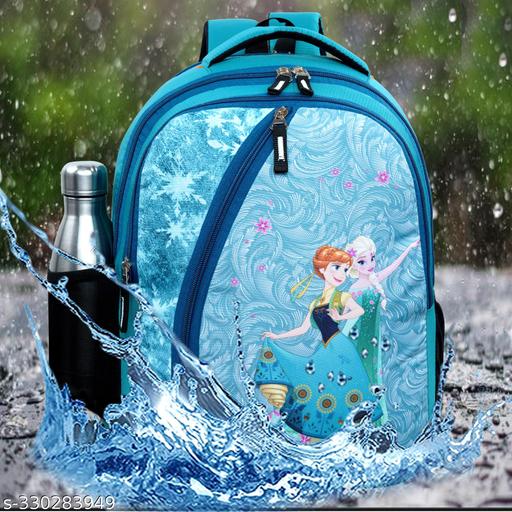 Teal Barbie Print Kids School Backpack for Girls Age 3-9 Years Preschool Travel Bag
