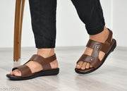 MOSHTO MEN Black Brown  sandal for men