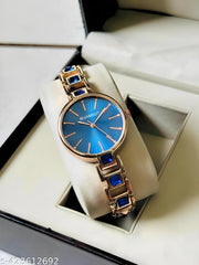 Watch for Blue Dial diamond Studded watch Formal,Casual,Festive,Partywear,Wedding,Western Party