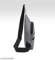 Cross Body Bag for Men, Stylish Shoulder Bag Chest Bags for travel CHEST BAG (Grey)