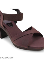 Afuzi New Stylish Girl’s Heel Comfortable and Fashionable Out Door Sandal's For Light Weight Casual Fashionable For Women/Girls Sandal For Women Pich