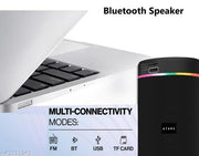ATARC AT-125 SkyBeats | 05W Bluetooth Speaker | Hi-fi Stereo Sound Surround | Upto 08 Hours Playback | Best for Mobile, Laptop/PC, Ipad, Media Players (Black)