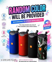 T-113 Pro Type-c Charging Portable wireless Mini Small Bluetooth Travel speaker with clear stereo audio sound & balanced bass 9 (Black,Blue or red color according to stock avaialble)