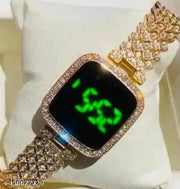 Rose Gold Digital Girls Watch