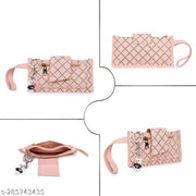 Women's Trending Printed Clutches/ Stylish Fashionable Clutch For Casual Wear, Occasion Wear & Party Wear (Pink)