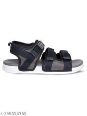 MRJ1591 Men's Grey Synthetic Leather Outdoor Casual Sandal