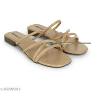 Striped Flat Sandals for Casual and Daily Wear