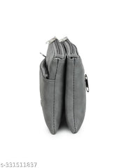 GUKA Wallet For Women / money organizer / women clutch / 3 zip compartments / multi compartment wallet