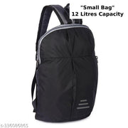 Small 12 L Backpack Small Lunch Bag, Bag for School, Collage, Office Mini Backpack