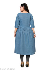 Maternity feeding cotton anarkali Embroidered kurta