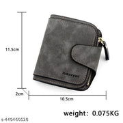 Frackson Dark-Grey Special Women's Small Purse Wallet Female Hand wallet Women/ Ladies/ Girls Wallets Card Holder  3 Pocket 1 Long 1 Zipper (Chain) pocket inside in middle and 1 small pocket